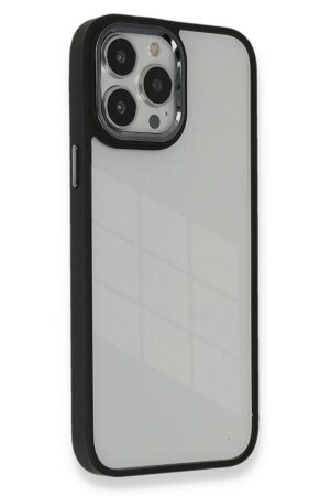 iPhone 13 Pro Kılıf Dora Kapak - Siyah-(5796)