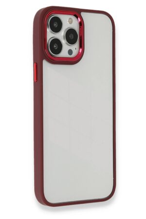 iPhone 13 Pro Max Kılıf Dora Kapak - Kırmızı-(5796)