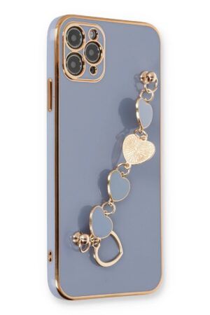 iPhone 11 Pro Kılıf Esila Silikon - Gri-(5796)