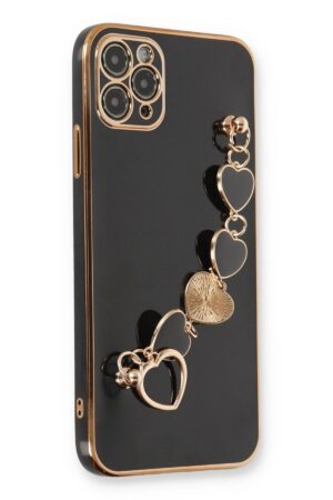 iPhone 11 Pro Max Kılıf Esila Silikon - Siyah-(5796)