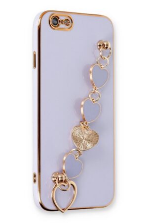iPhone 6 Kılıf Esila Silikon - Lila-(5796)