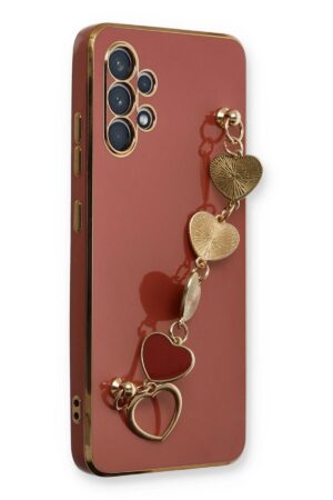 Samsung Galaxy A32 Kılıf Esila Silikon - Kırmızı-(5796)