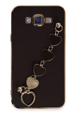 Samsung Galaxy J7 Kılıf Esila Silikon - Siyah-(5796)