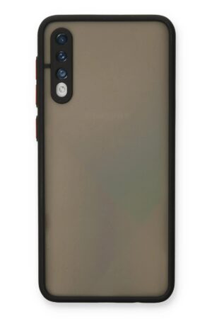 Samsung Galaxy A30S Kılıf Montreal Silikon Kapak - Siyah-(5796)