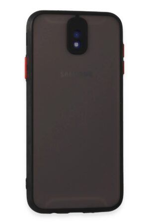 Samsung Galaxy J7 Pro / J730 Kılıf Montreal Silikon Kapak - Siyah-(5796)