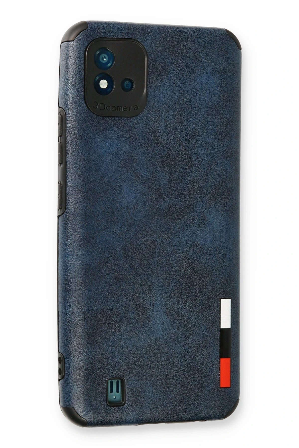 Realme C11 2021 Kılıf Loop Deri Silikon - Lacivert-(5796) - Görsel 2