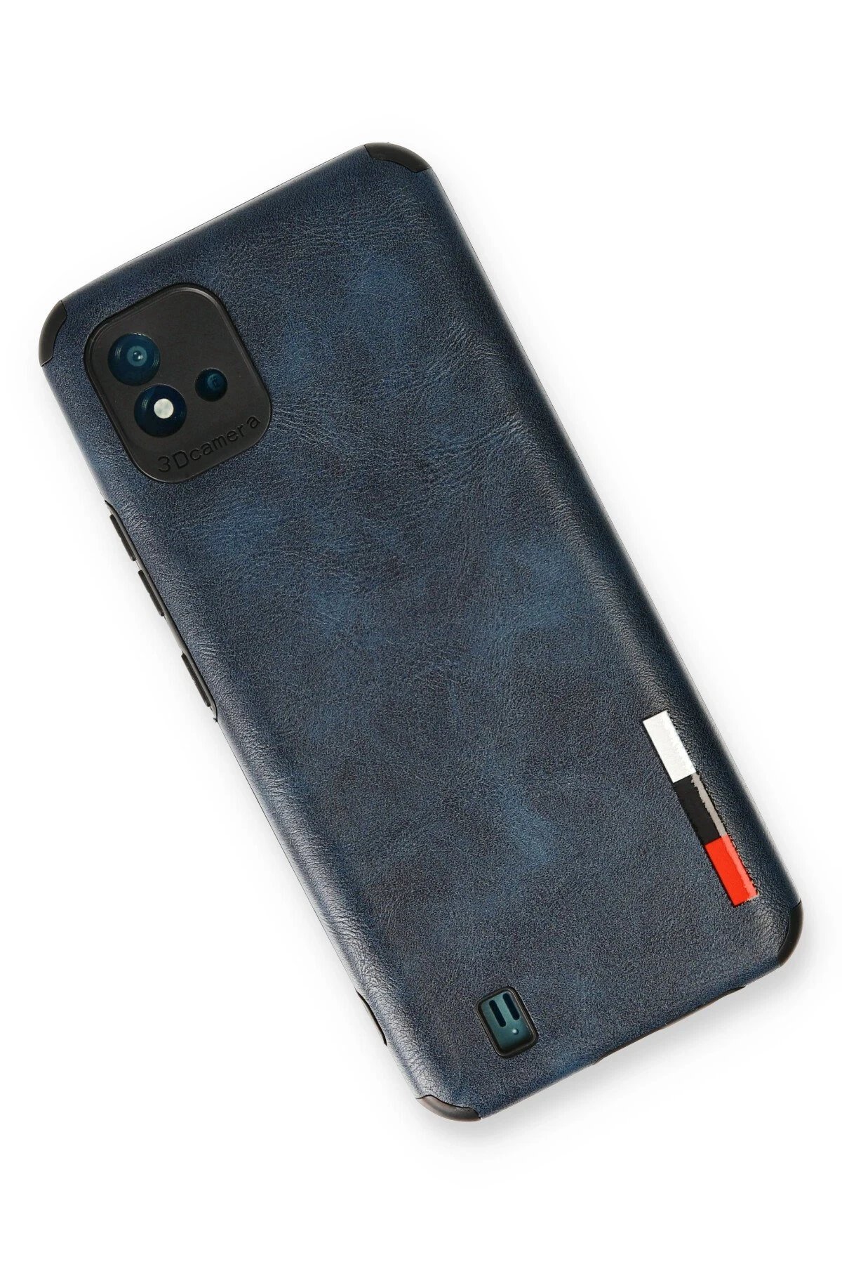 Realme C11 2021 Kılıf Loop Deri Silikon - Lacivert-(5796) - Görsel 3
