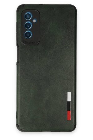 Samsung Galaxy M52 5G Kılıf Loop Deri Silikon - Yeşil-(5796)