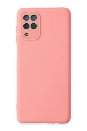 Samsung Galaxy A22 Kılıf Lansman Glass Kapak - Pembe-(5796)