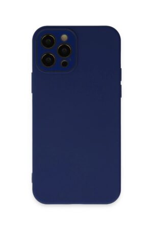 iPhone 12 Pro Kılıf Lansman Glass Kapak - Sky Blue-(5796)