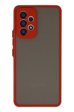 Samsung Galaxy A23 4G Kılıf Montreal Silikon Kapak - Kırmızı-(5796)