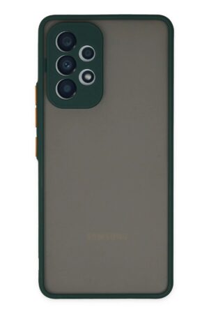 Samsung Galaxy A33 5G Kılıf Montreal Silikon Kapak - Yeşil-(5796)