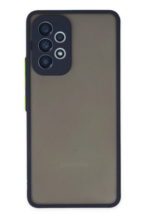 Samsung Galaxy A33 5G Kılıf Montreal Silikon Kapak - Lacivert-(5796)