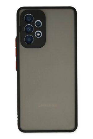 Samsung Galaxy A53 5G Kılıf Montreal Silikon Kapak - Siyah-(5796)