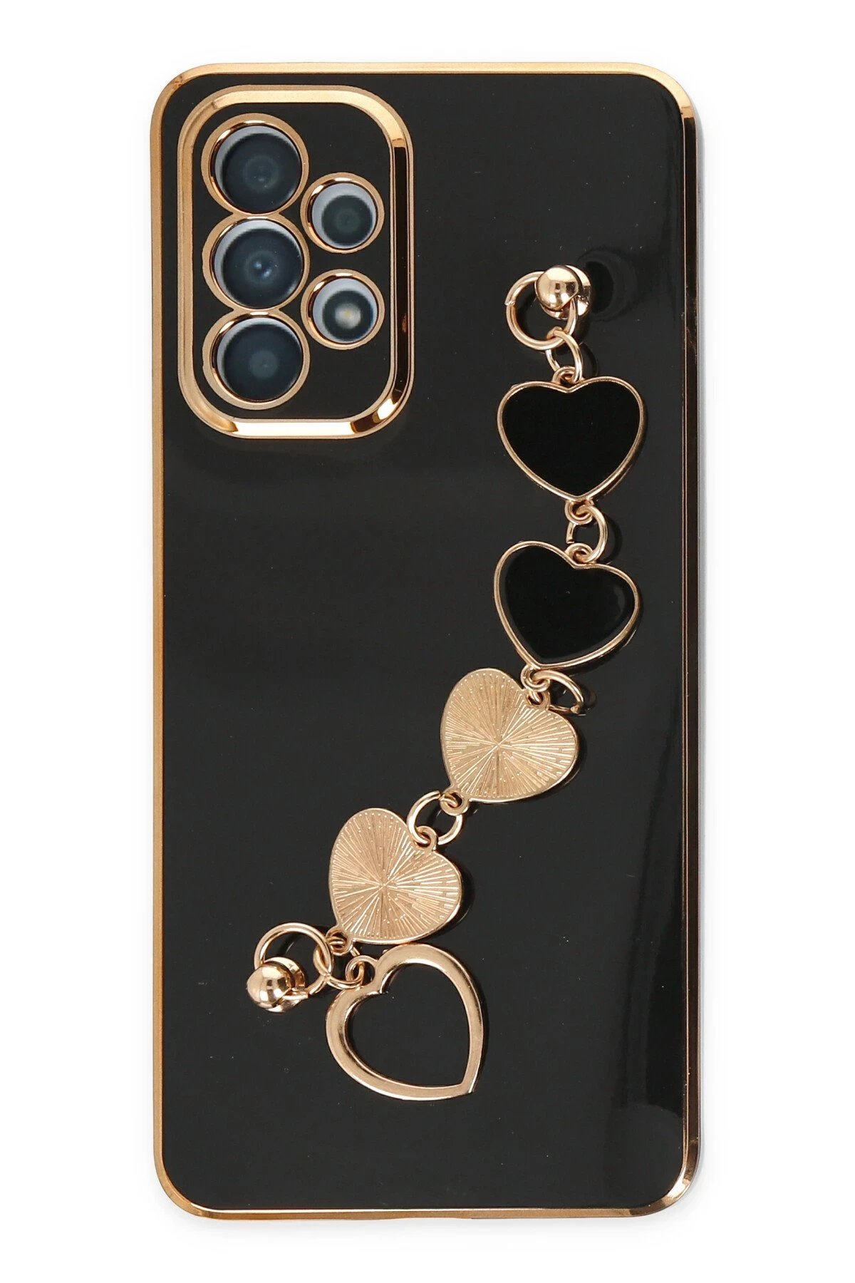 Samsung Galaxy A33 5G Kılıf Esila Silikon - Siyah-(5796) - Görsel 2