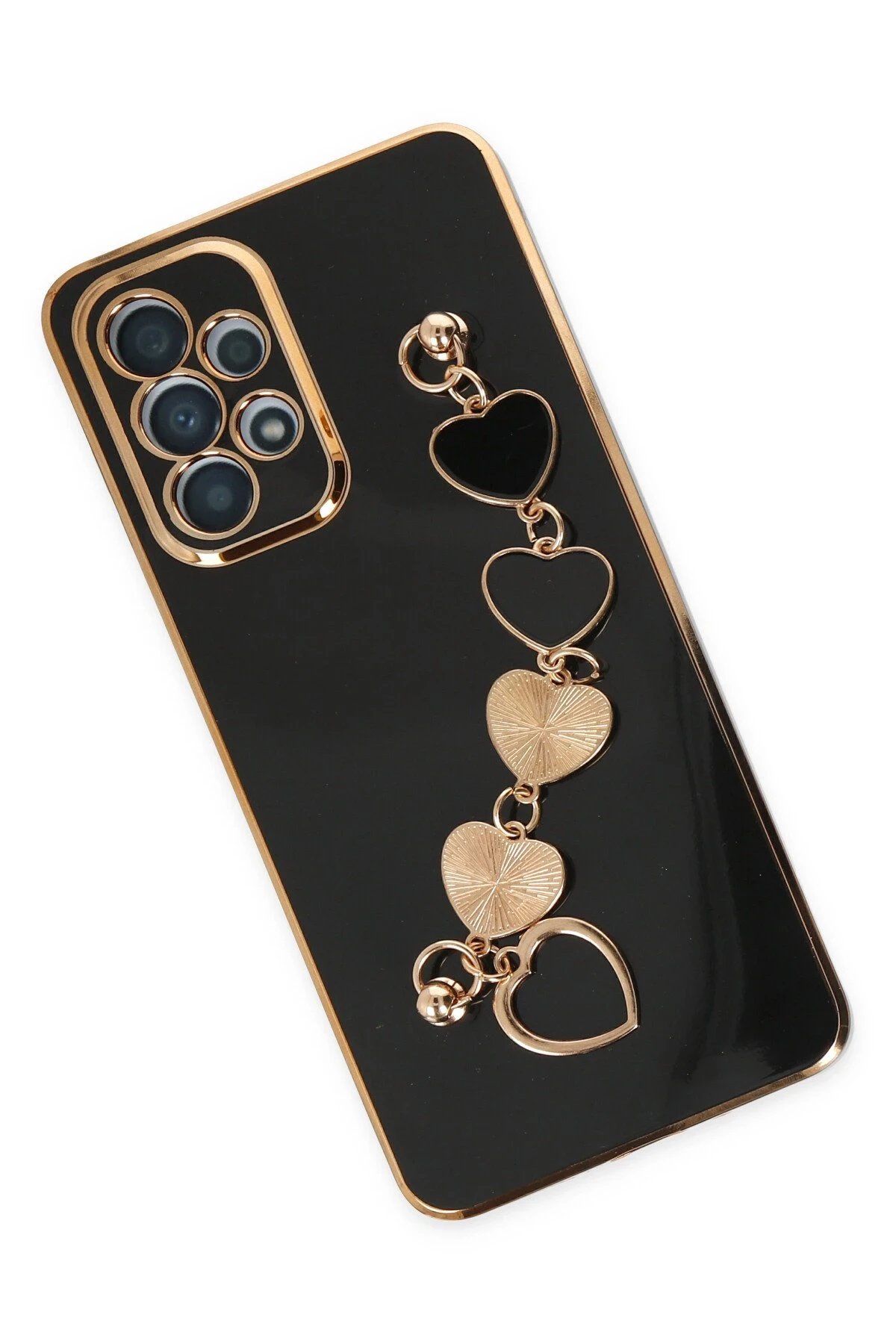 Samsung Galaxy A33 5G Kılıf Esila Silikon - Siyah-(5796) - Görsel 3