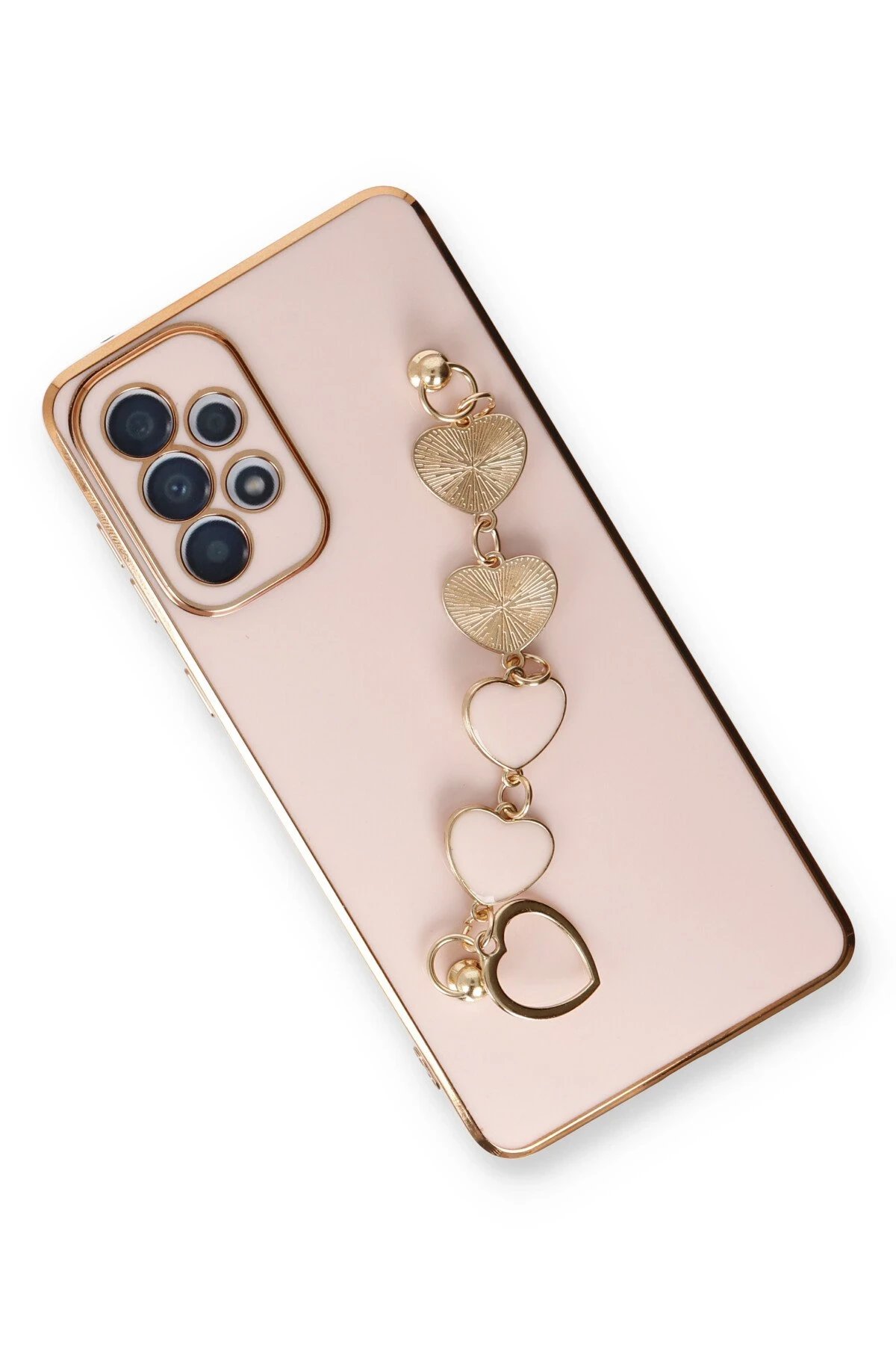 Samsung Galaxy A53 5G Kılıf Esila Silikon - Pudra-(5796) - Görsel 3