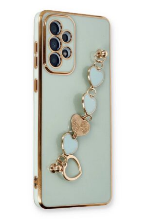 Samsung Galaxy A53 5G Kılıf Esila Silikon - Su Yeşili-(5796)