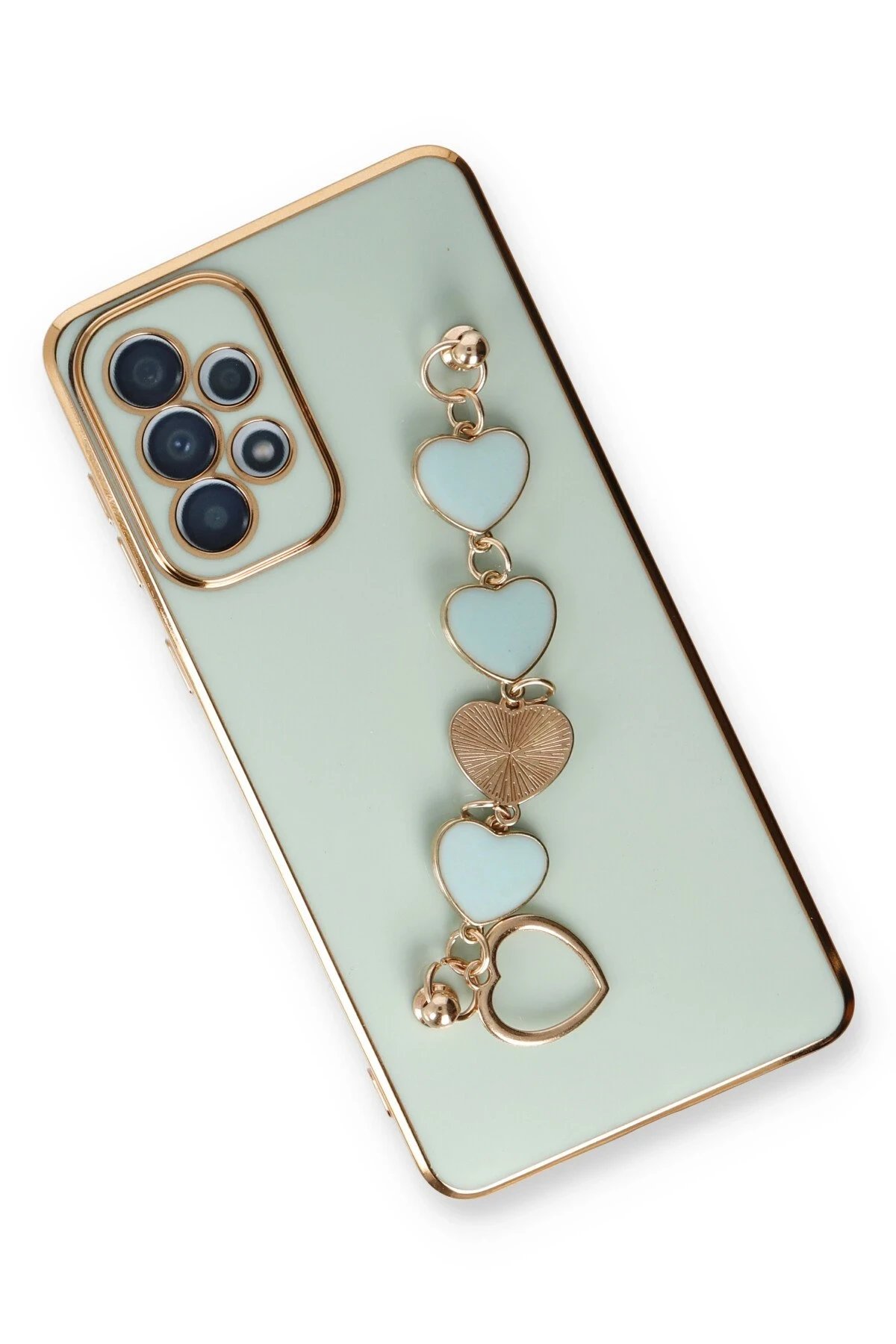 Samsung Galaxy A53 5G Kılıf Esila Silikon - Su Yeşili-(5796) - Görsel 3