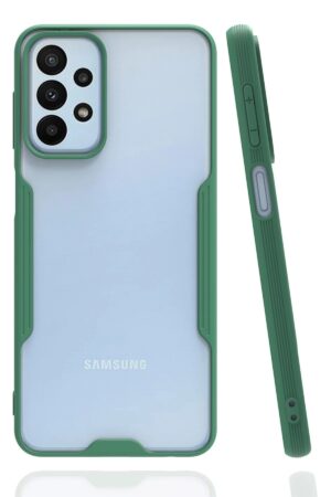 Samsung Galaxy A23 4G Kılıf Platin Silikon - Yeşil-(5796)