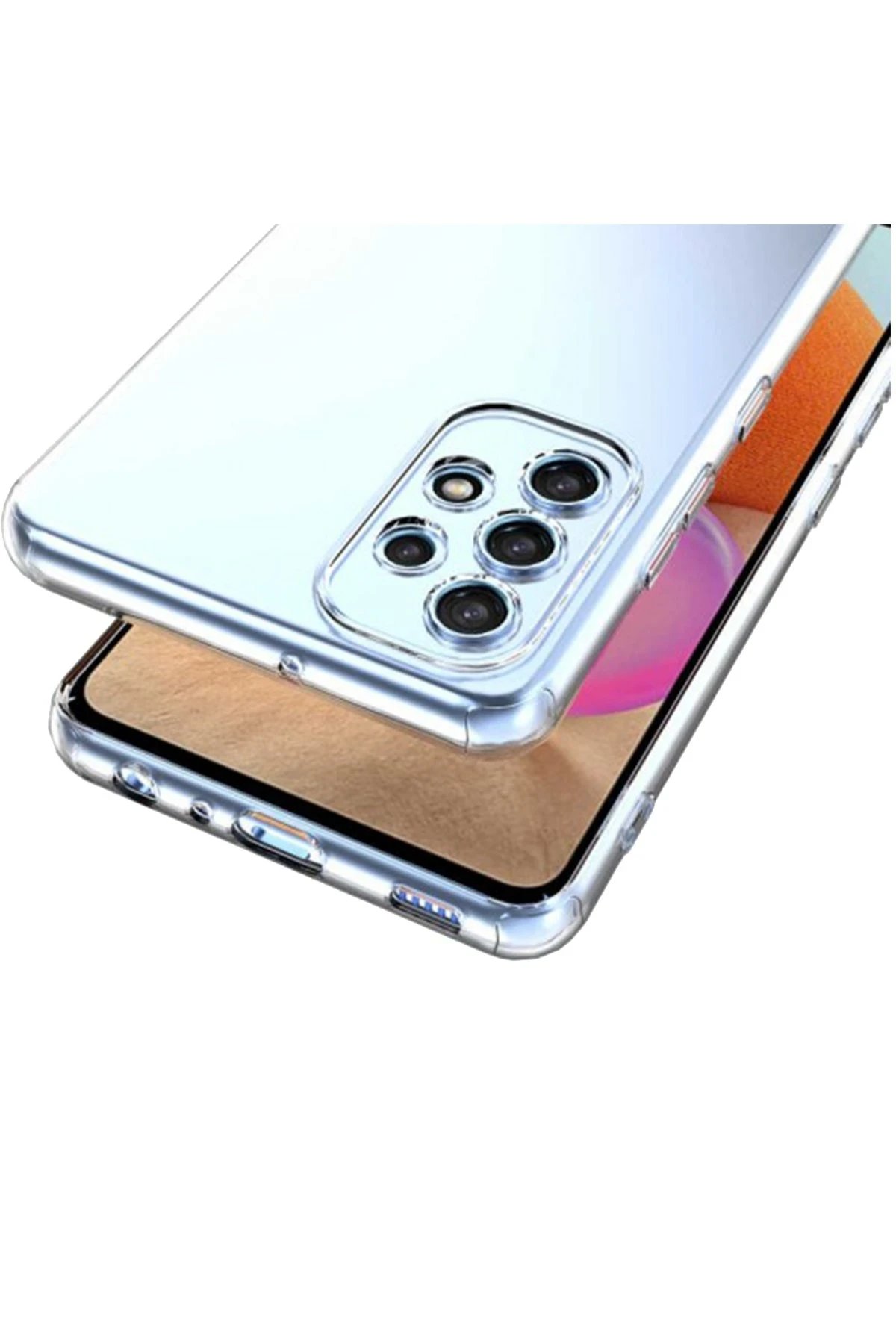 Samsung Galaxy A33 5G Kılıf Lüx Şeffaf Silikon-(5796) - Görsel 2