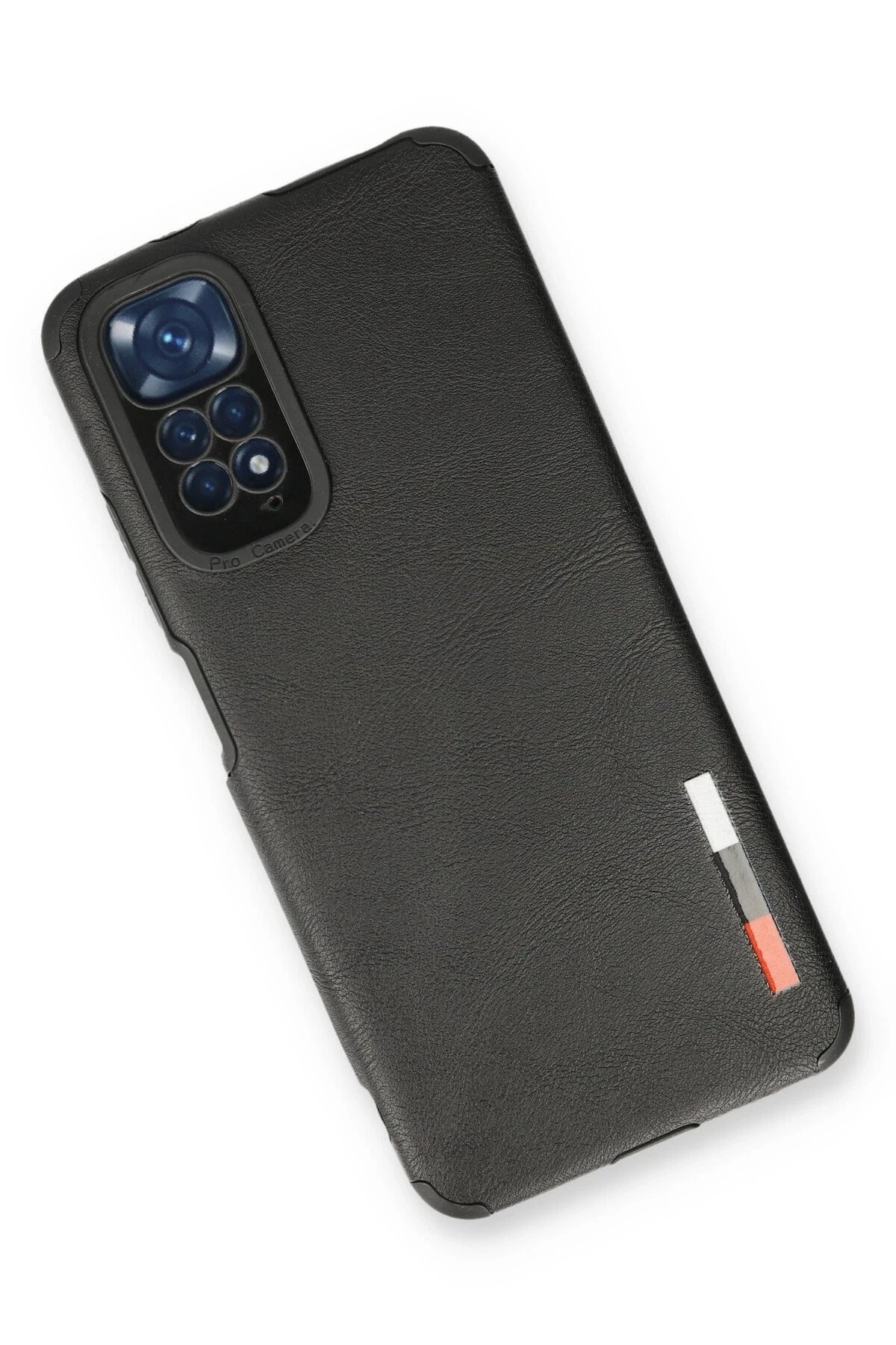 Xiaomi Redmi Note 11 Kılıf Loop Deri Silikon - Siyah-(5796) - Görsel 3