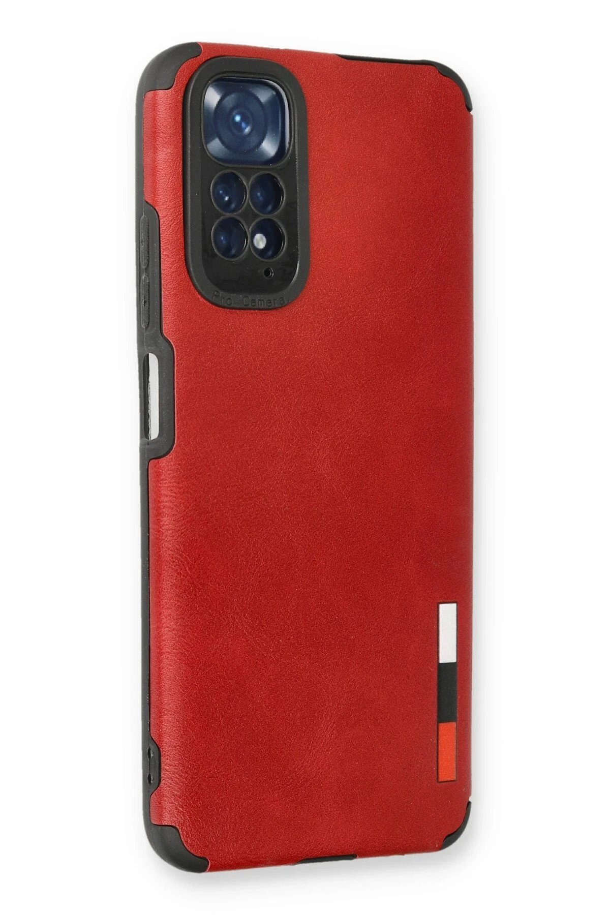 Xiaomi Redmi Note 11 Kılıf Loop Deri Silikon - Kırmızı-(5796) - Görsel 2