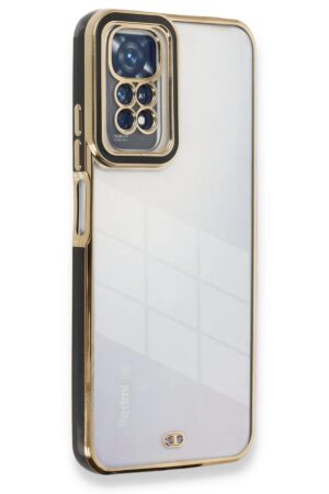 Xiaomi Redmi Note 11 Kılıf Liva Lens Silikon - Siyah-(5796)