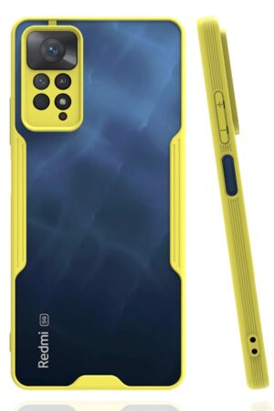 Xiaomi Redmi Note 11 Pro Kılıf Platin Silikon - Sarı-(5796)