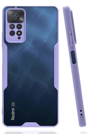 Xiaomi Redmi Note 11 Pro Kılıf Platin Silikon - Lila-(5796)