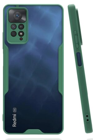 Xiaomi Redmi Note 11 Pro Kılıf Platin Silikon - Yeşil-(5796)