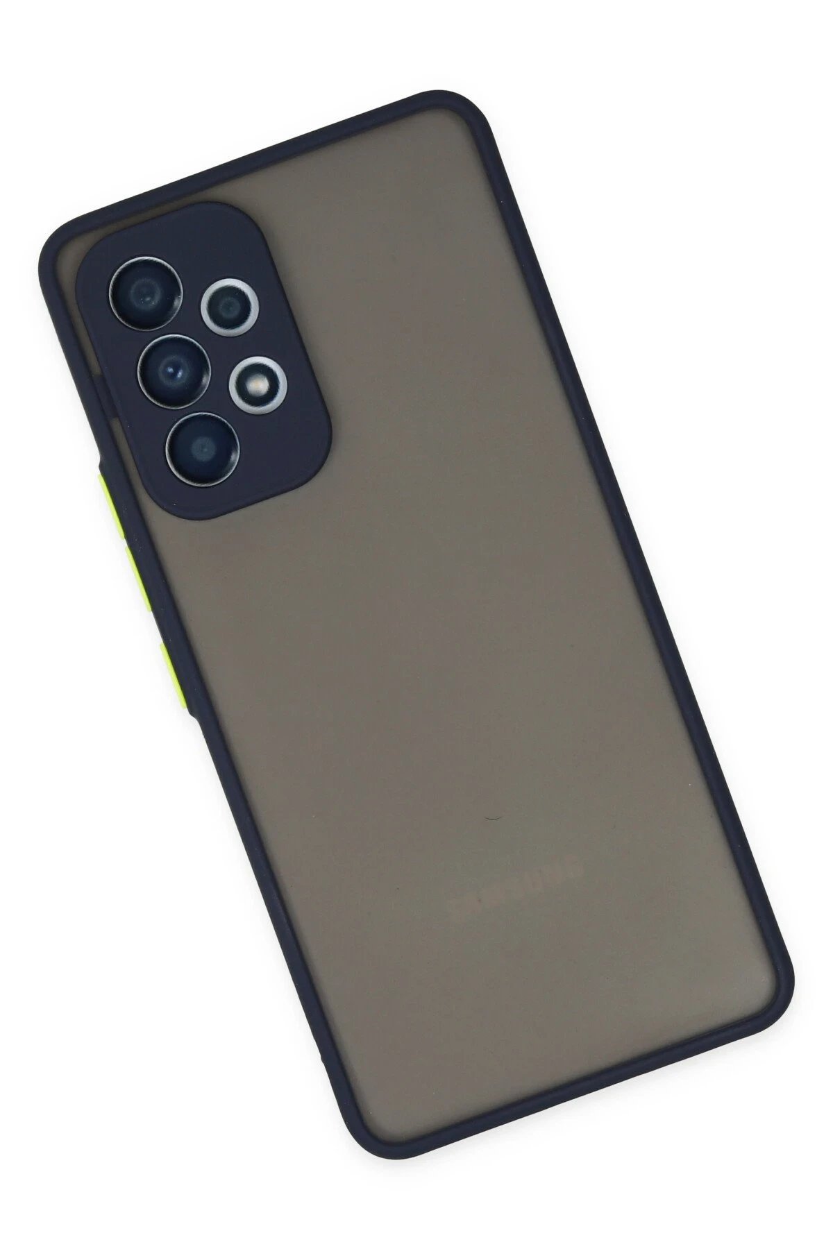 Samsung Galaxy A73 5G Kılıf Montreal Silikon Kapak - Lacivert-(5796) - Görsel 2