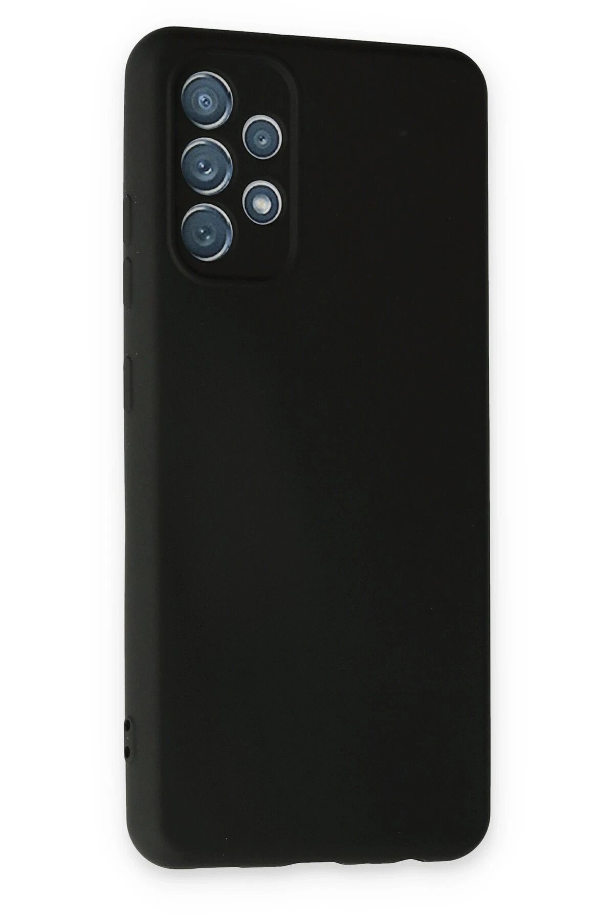 Samsung Galaxy A13 4G Kılıf Nano içi Kadife Silikon - Siyah-(5796) - Görsel 2