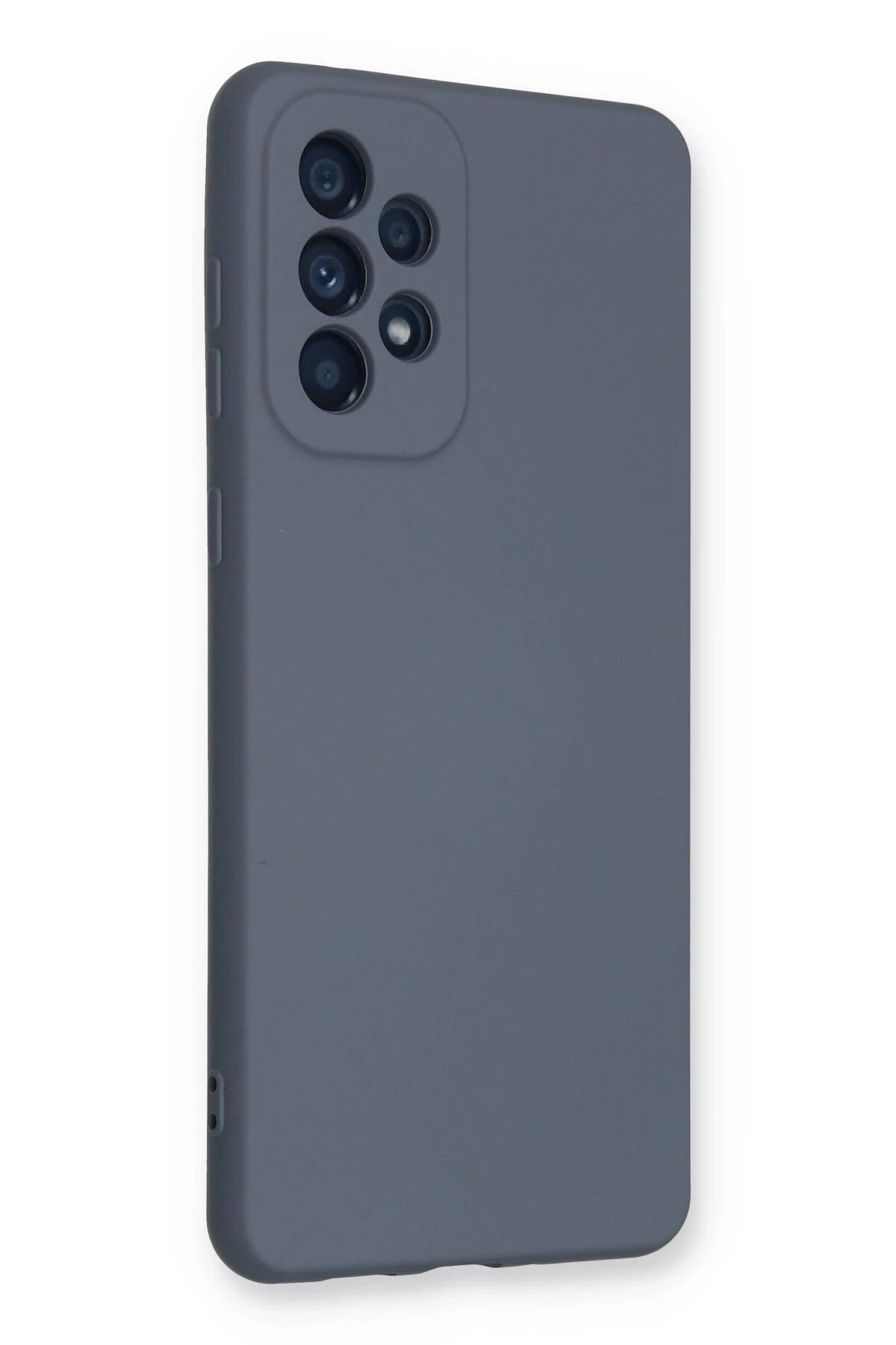 Samsung Galaxy A33 5G Kılıf Nano içi Kadife Silikon - Gri-(5796) - Görsel 2