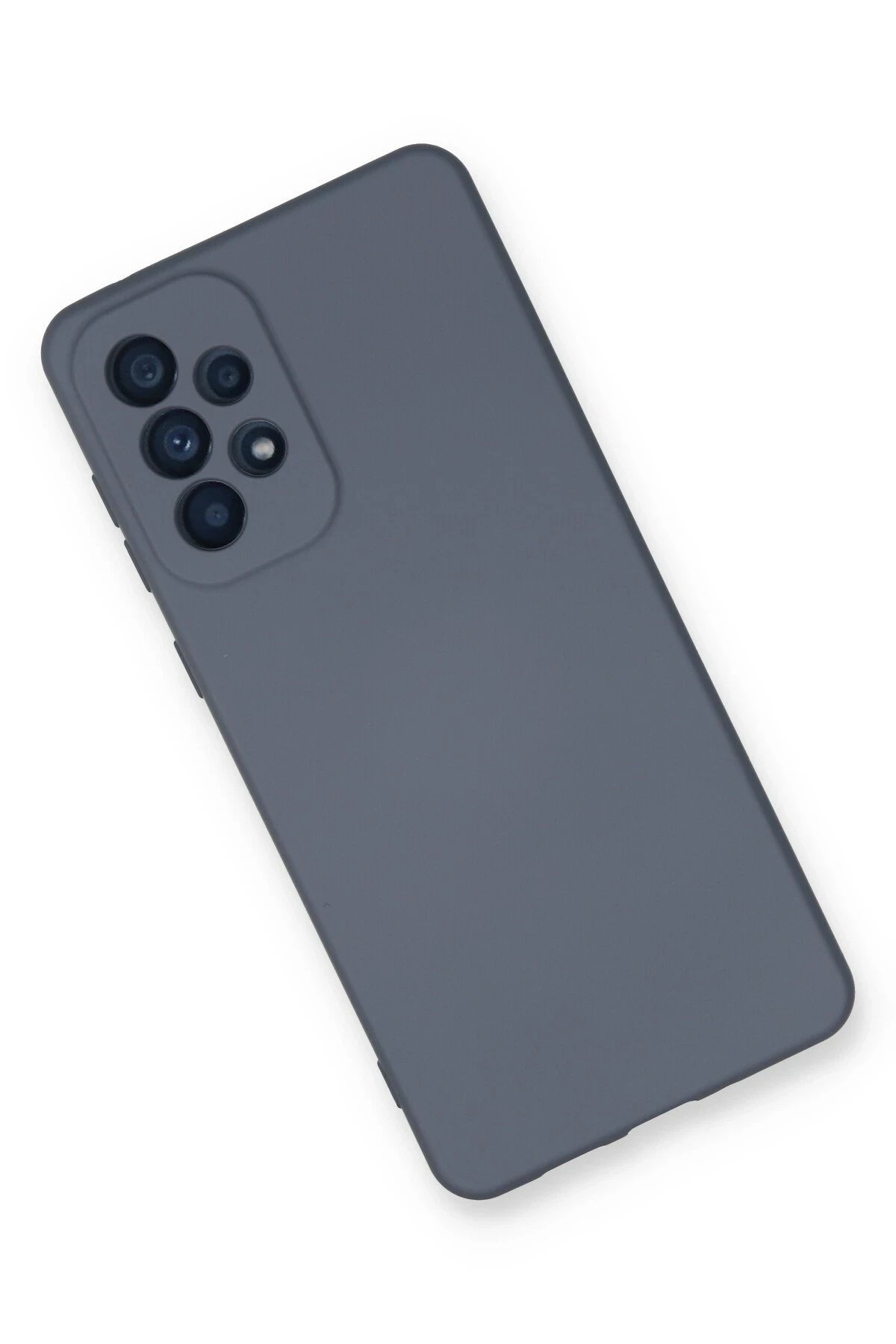 Samsung Galaxy A33 5G Kılıf Nano içi Kadife Silikon - Gri-(5796) - Görsel 3