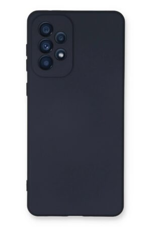 Samsung Galaxy A33 5G Kılıf Nano içi Kadife Silikon - Lacivert-(5796)