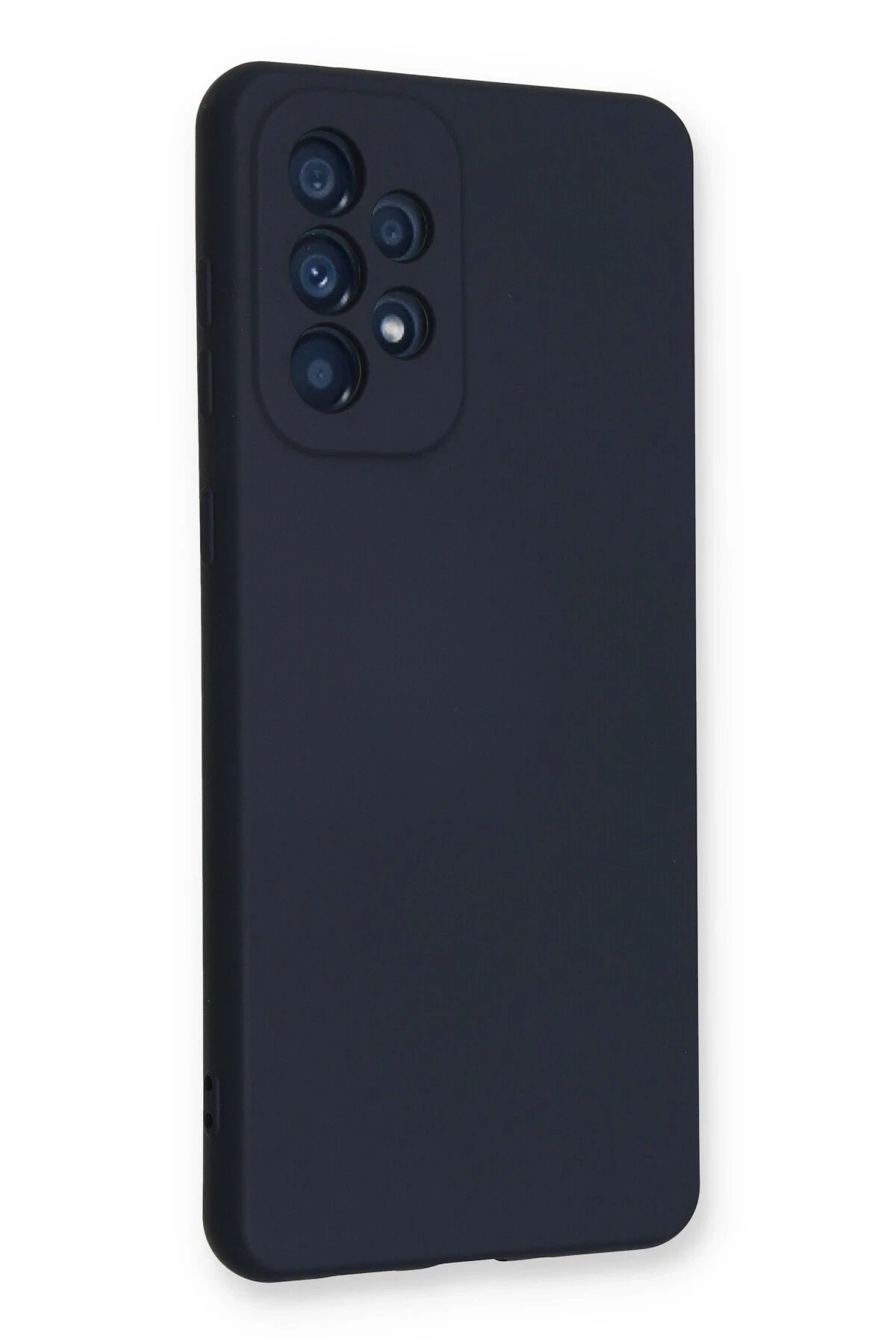 Samsung Galaxy A33 5G Kılıf Nano içi Kadife Silikon - Lacivert-(5796) - Görsel 2