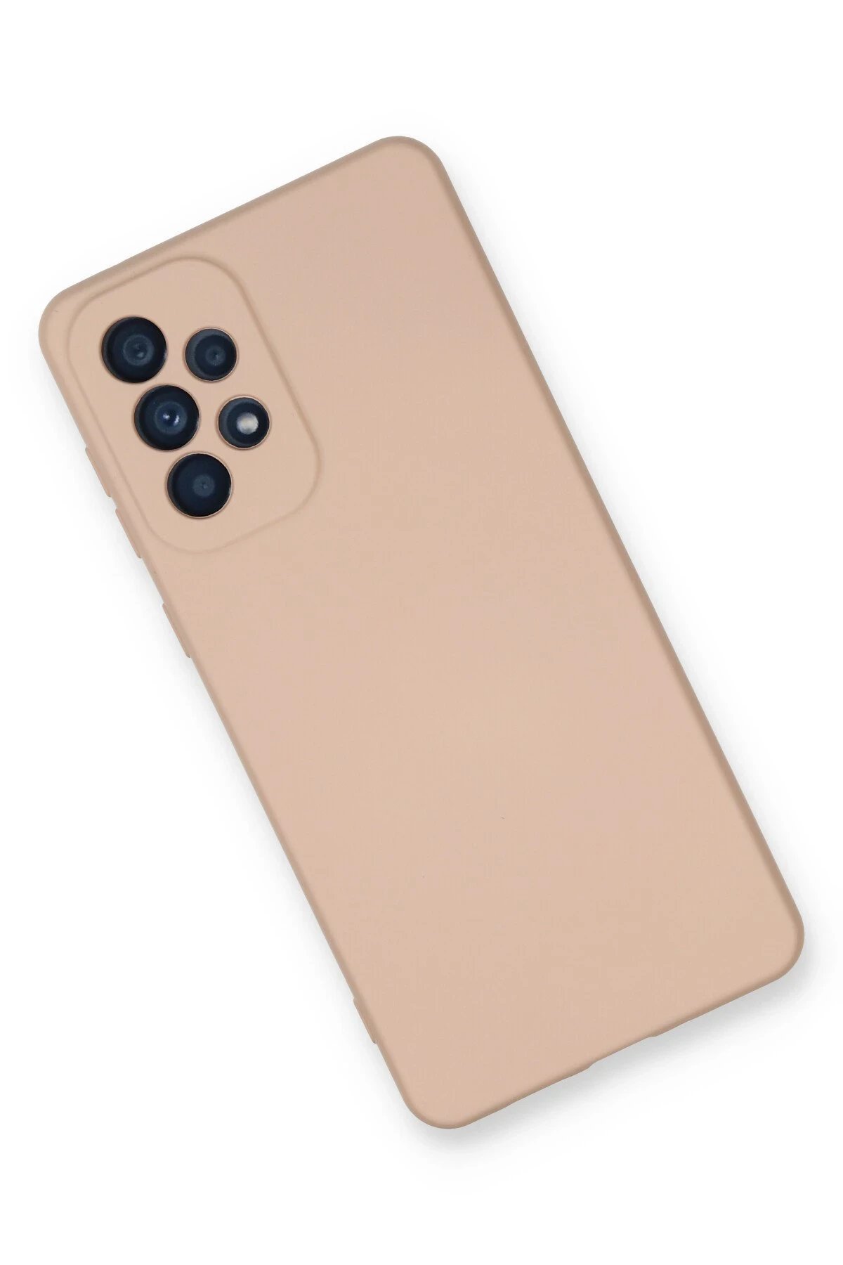 Samsung Galaxy A33 5G Kılıf Nano içi Kadife Silikon - Pudra-(5796) - Görsel 3