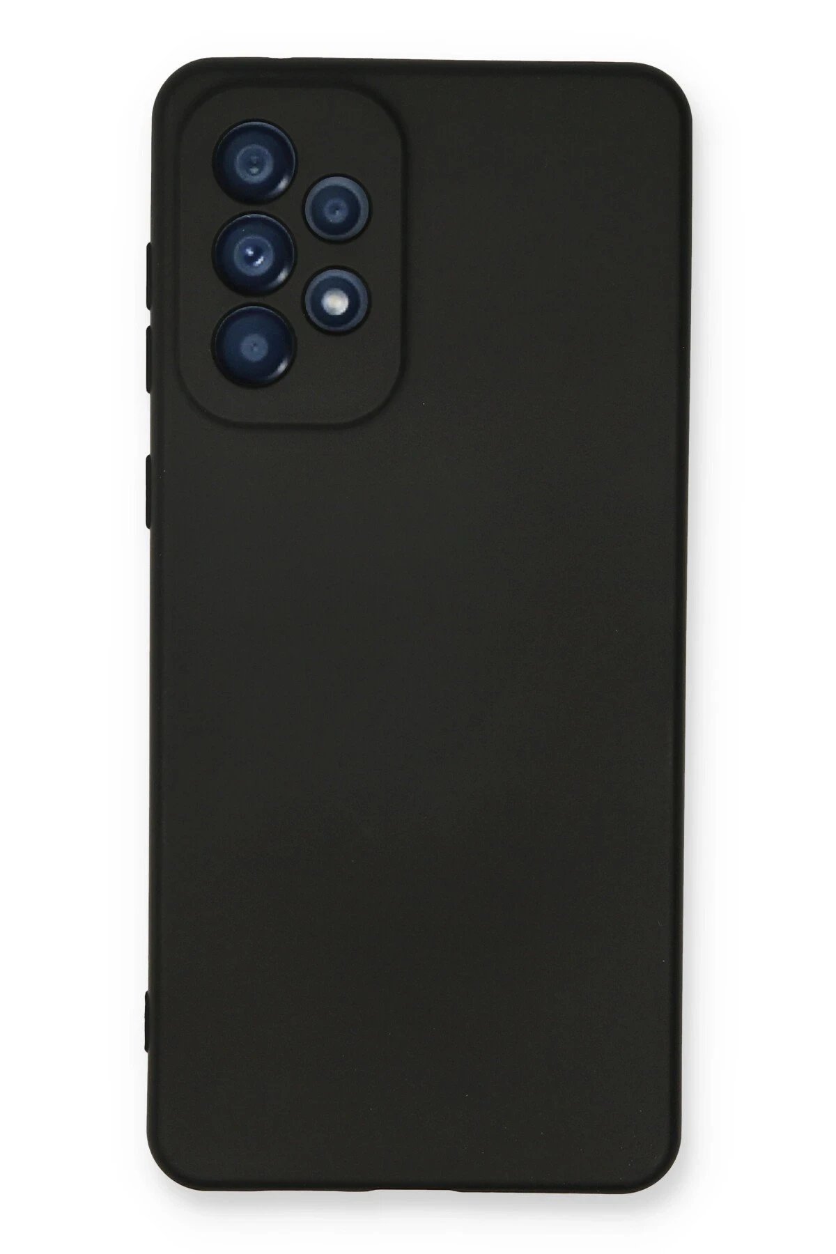 Samsung Galaxy A53 5G Kılıf Nano içi Kadife Silikon - Siyah-(5796)