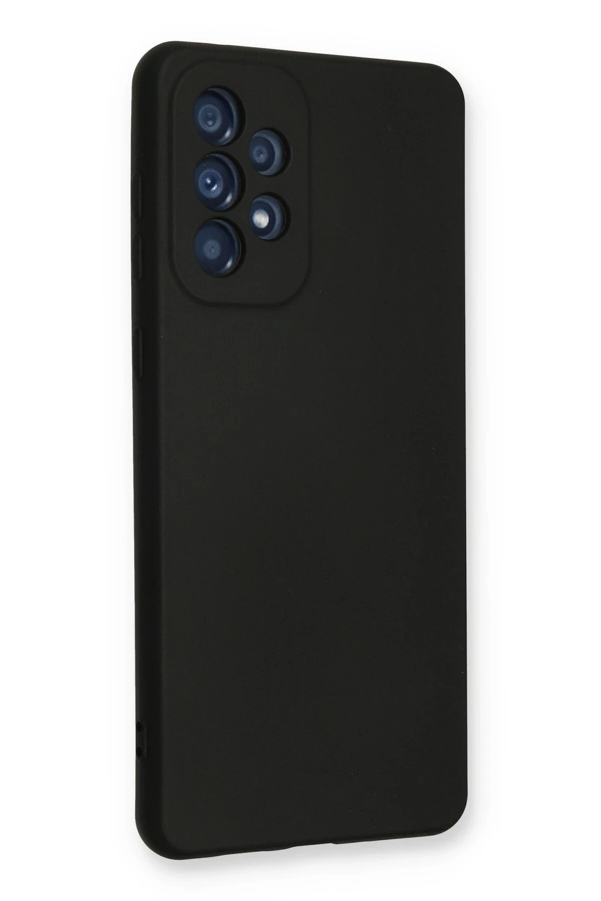 Samsung Galaxy A53 5G Kılıf Nano içi Kadife Silikon - Siyah-(5796) - Görsel 2