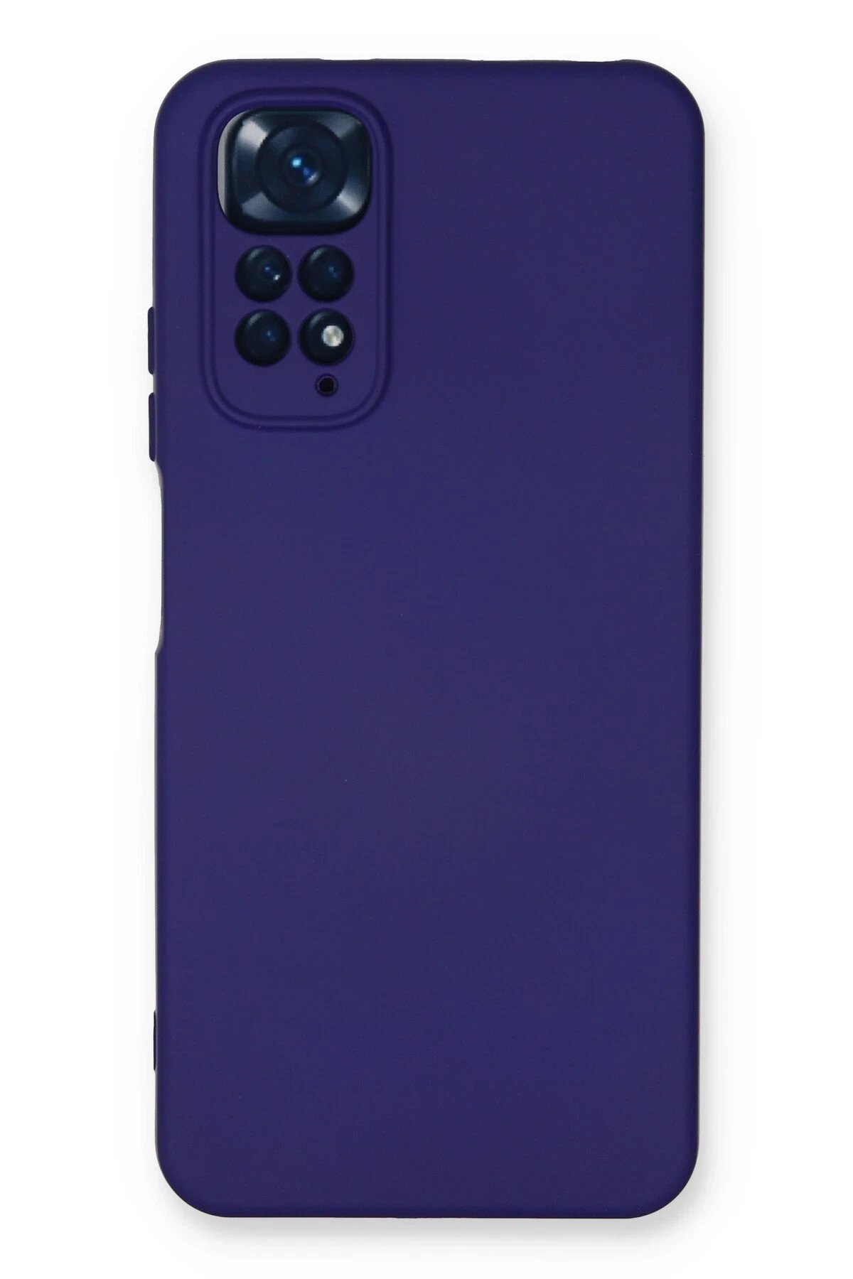 Xiaomi Redmi Note 11 Kılıf Nano içi Kadife Silikon - Mor-(5796)