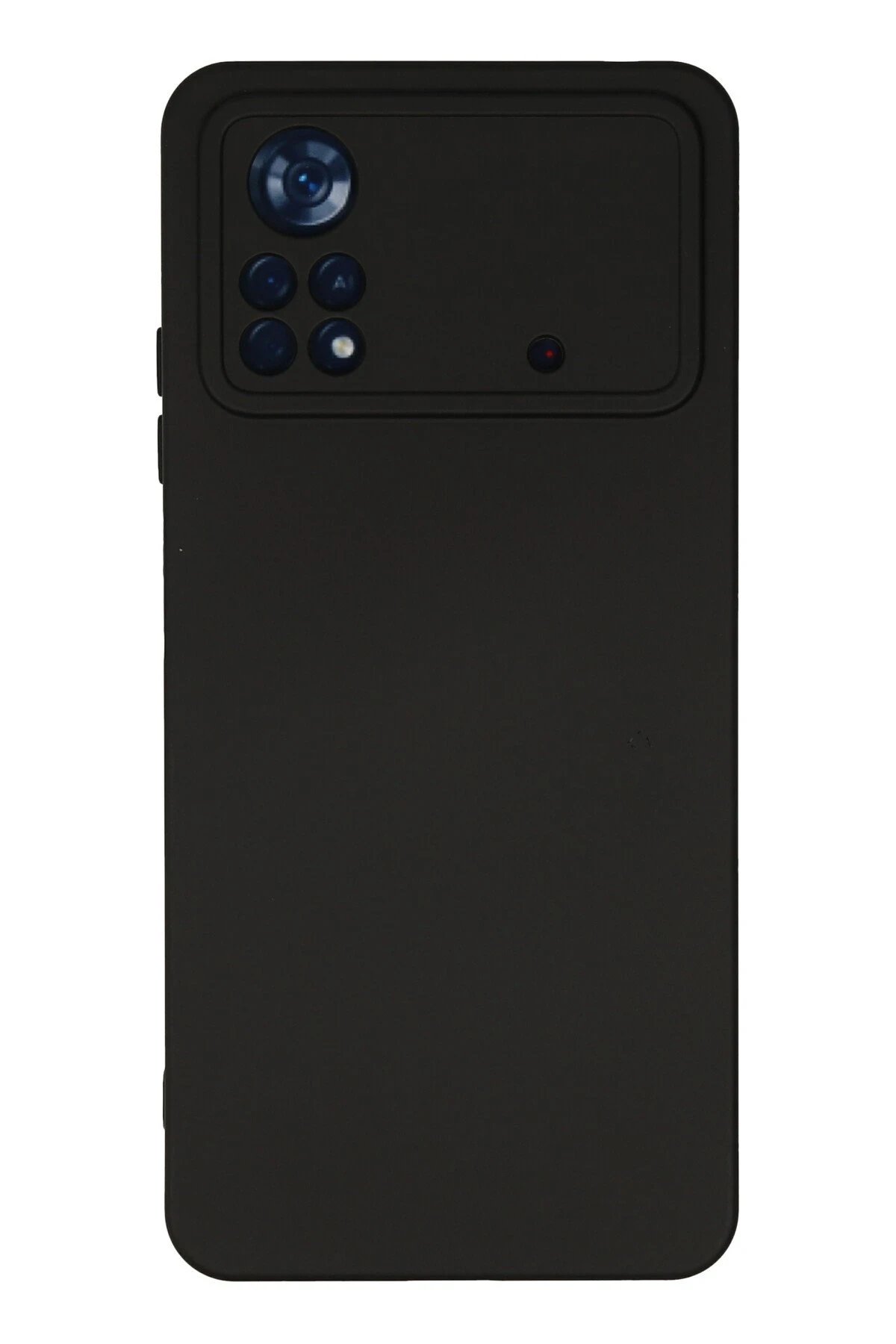 Xiaomi Poco X4 Pro 5G Kılıf Nano içi Kadife Silikon - Siyah-(5796)