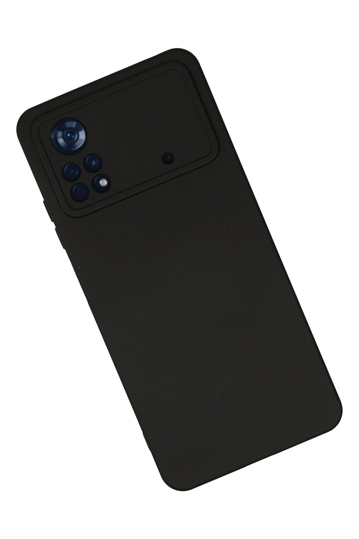 Xiaomi Poco X4 Pro 5G Kılıf Nano içi Kadife Silikon - Siyah-(5796) - Görsel 2