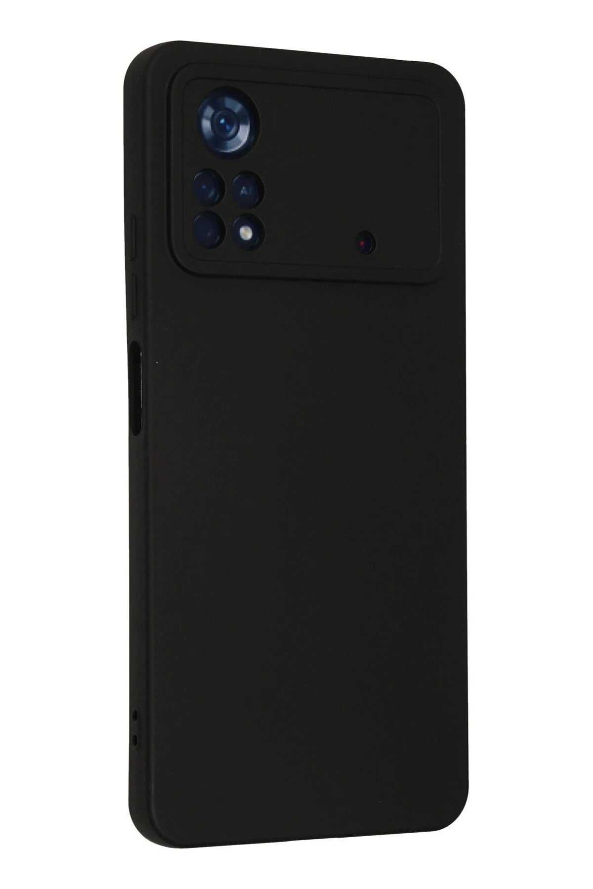 Xiaomi Poco X4 Pro 5G Kılıf Nano içi Kadife Silikon - Siyah-(5796) - Görsel 3