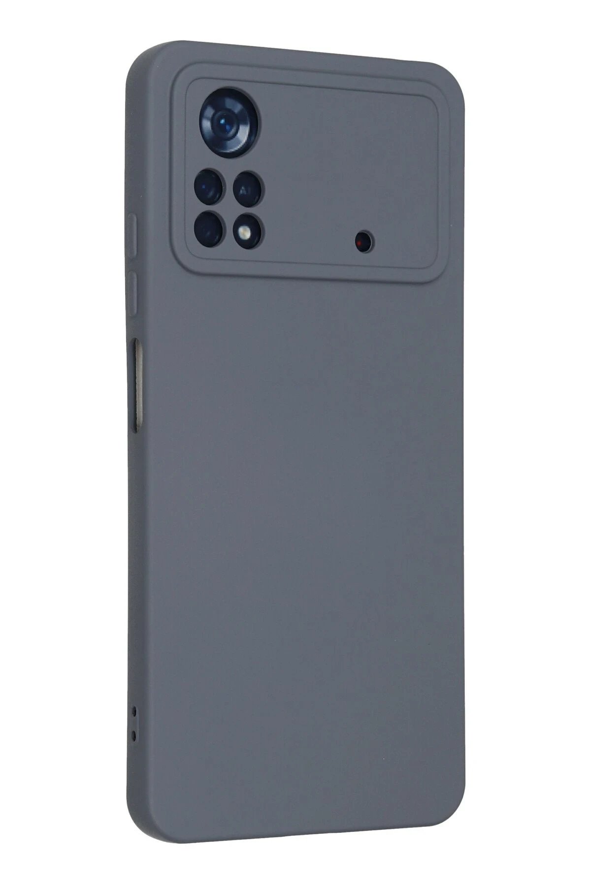 Xiaomi Poco X4 Pro 5G Kılıf Nano içi Kadife Silikon - Gri-(5796) - Görsel 3