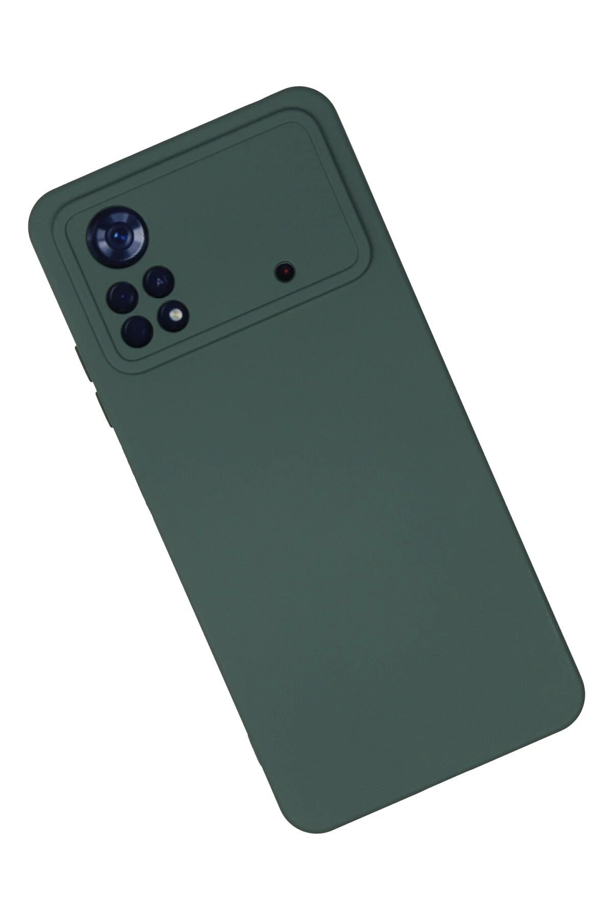 Xiaomi Poco X4 Pro 5G Kılıf Nano içi Kadife Silikon - Koyu Yeşil-(5796) - Görsel 2