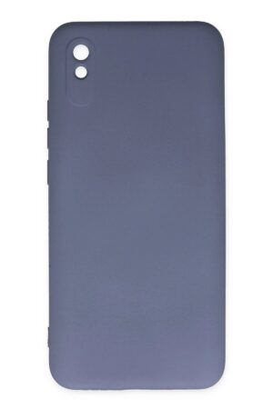 Xiaomi Redmi 9A Kılıf Nano içi Kadife Silikon - Gri-(5796)