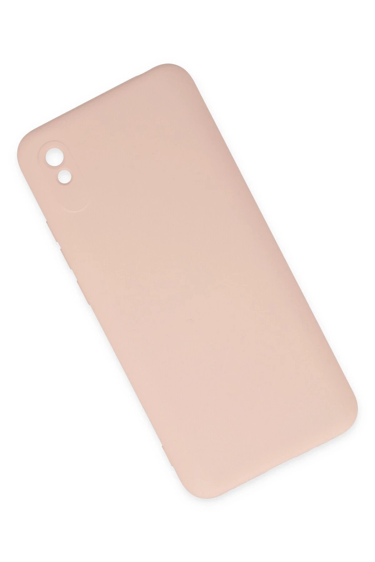 Xiaomi Redmi 9A Kılıf Nano içi Kadife Silikon - Pudra-(5796) - Görsel 2