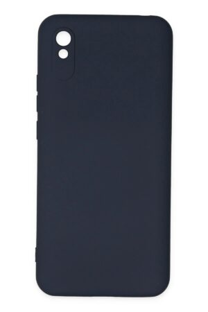 Xiaomi Redmi 9A Kılıf Nano içi Kadife Silikon - Lacivert-(5796)