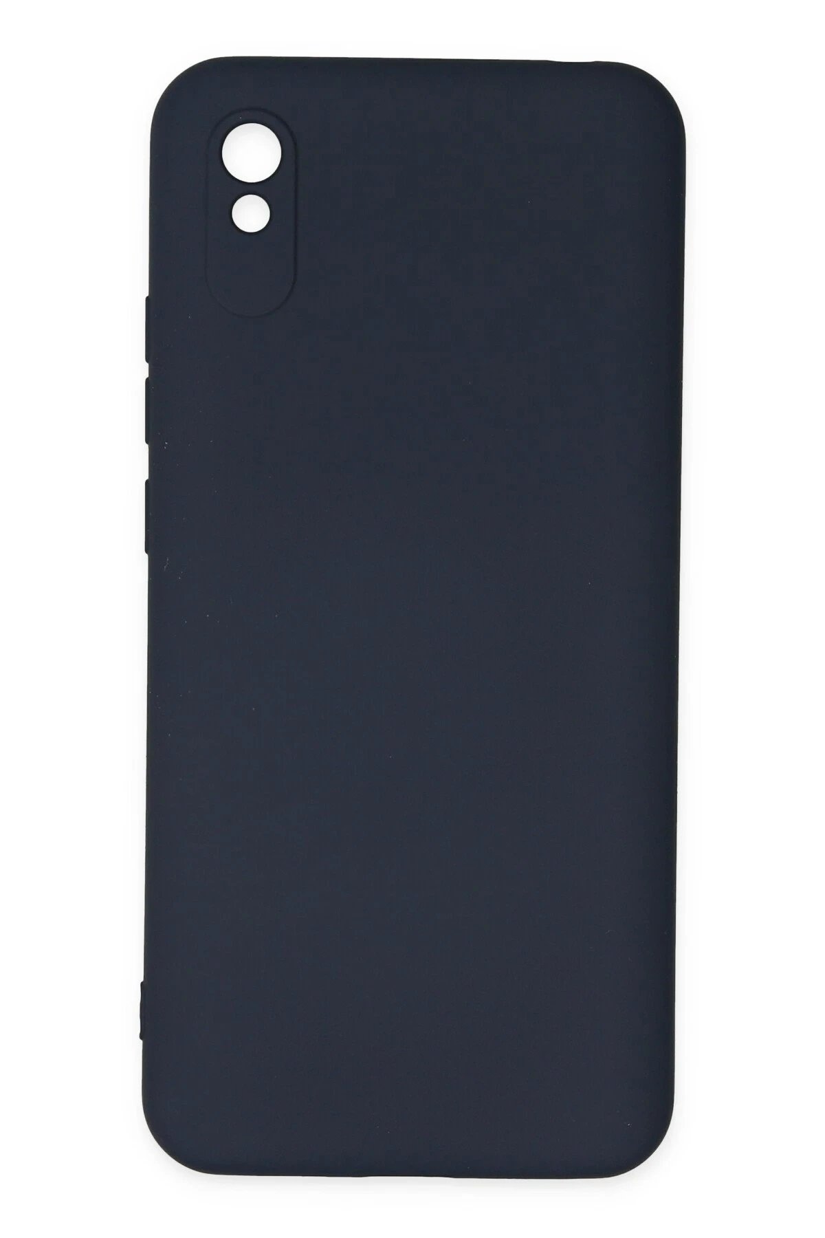 Xiaomi Redmi 9A Kılıf Nano içi Kadife Silikon - Lacivert-(5796)